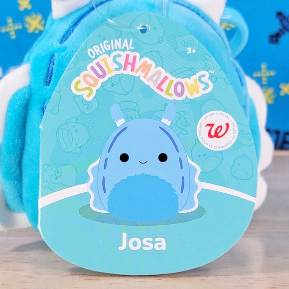 Squishmallow Josa the Jellyfish 3" Clip UltraSoft Toy Plush NWT - Picture 5 of 6